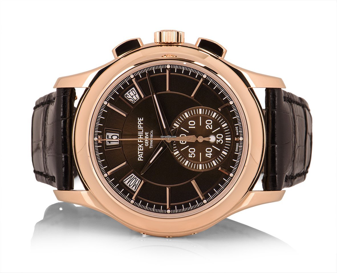 Patek Philippe Annual Calendar Chronograph Mens watch Unisex Automatic Rose gold 5905R-001 Replica 5