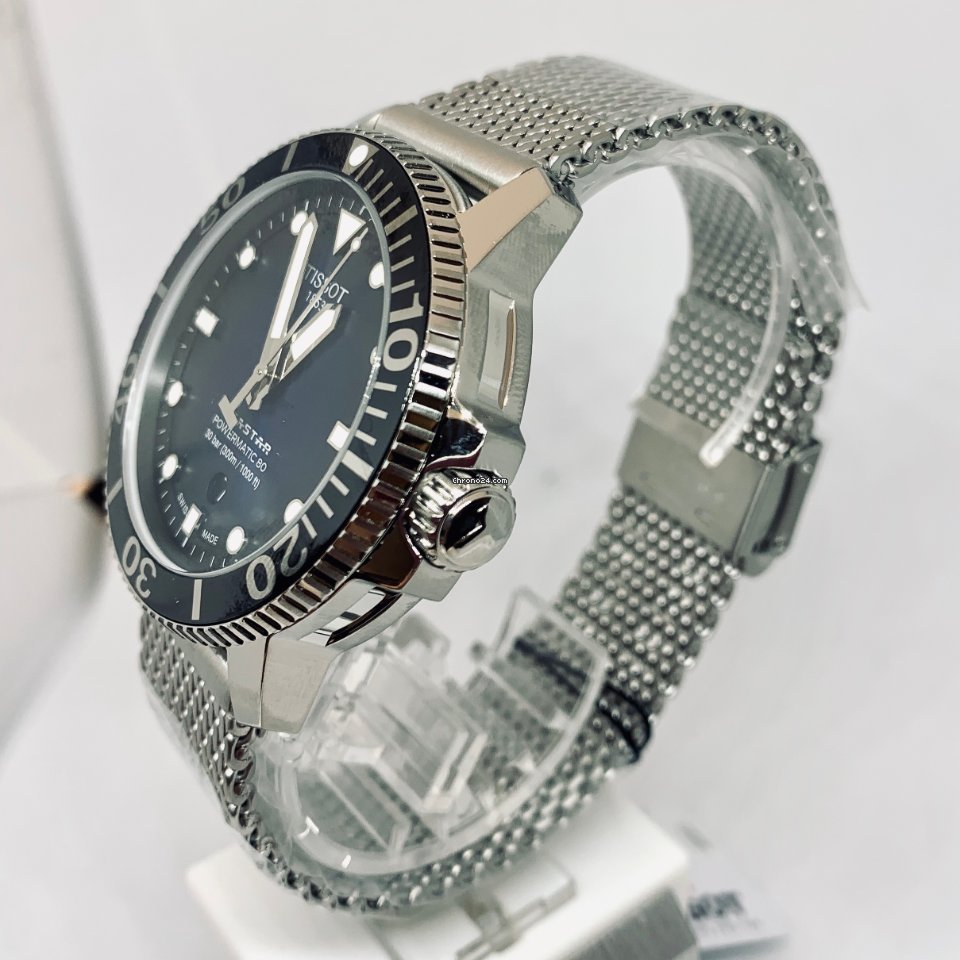 IMG_9081 Tissot Seastar 1000 Mens watch Unisex Automatic Steel T120.407.11.041.02 Replica 5