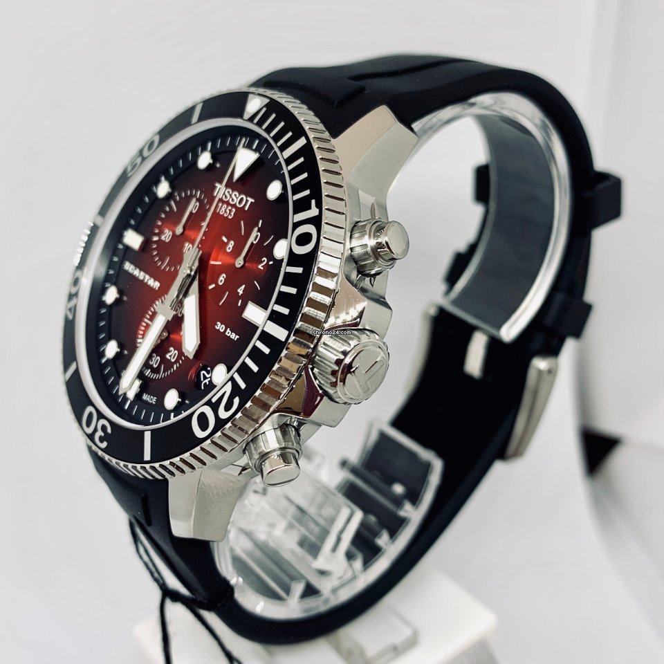 Tissot Seastar 1000 Mens watch Unisex Quartz Steel T120.417.17.421.00 Replica 5