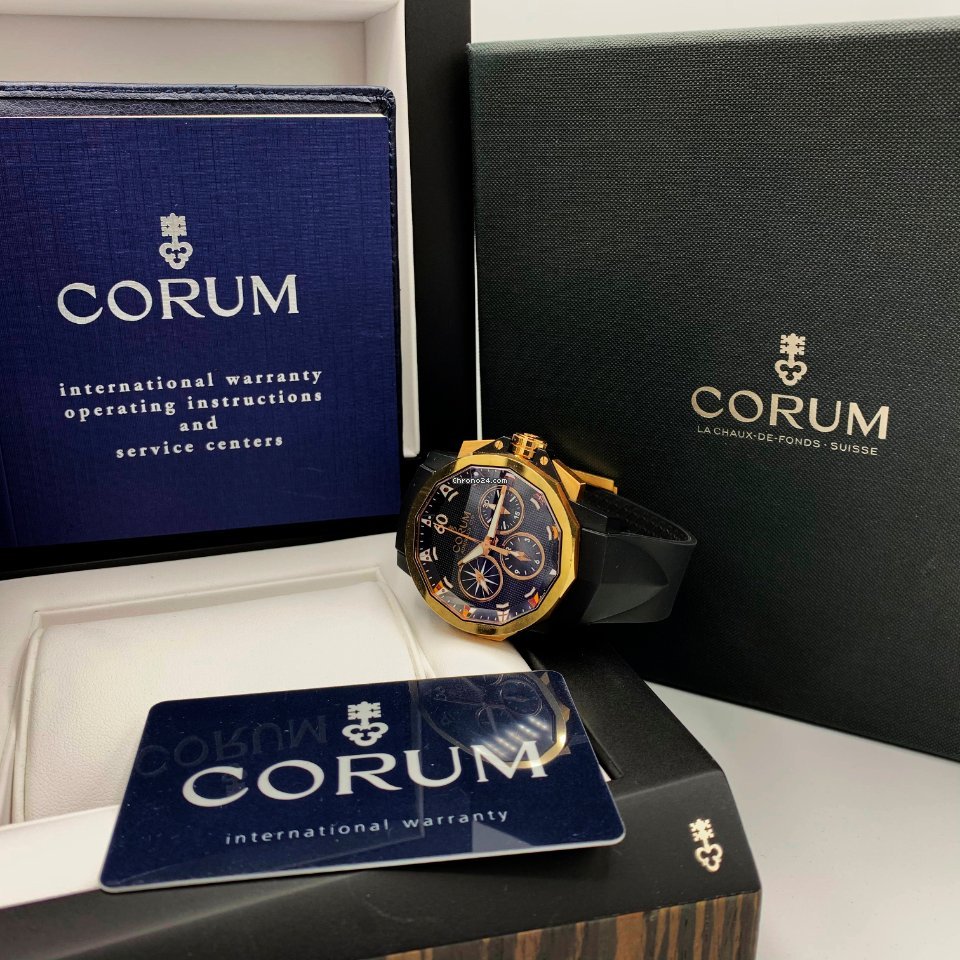 IMG_9081 Corum Admirals Cup Mens watch Unisex Automatic Rose gold 986.694.55.0371.CG12 Replica 5