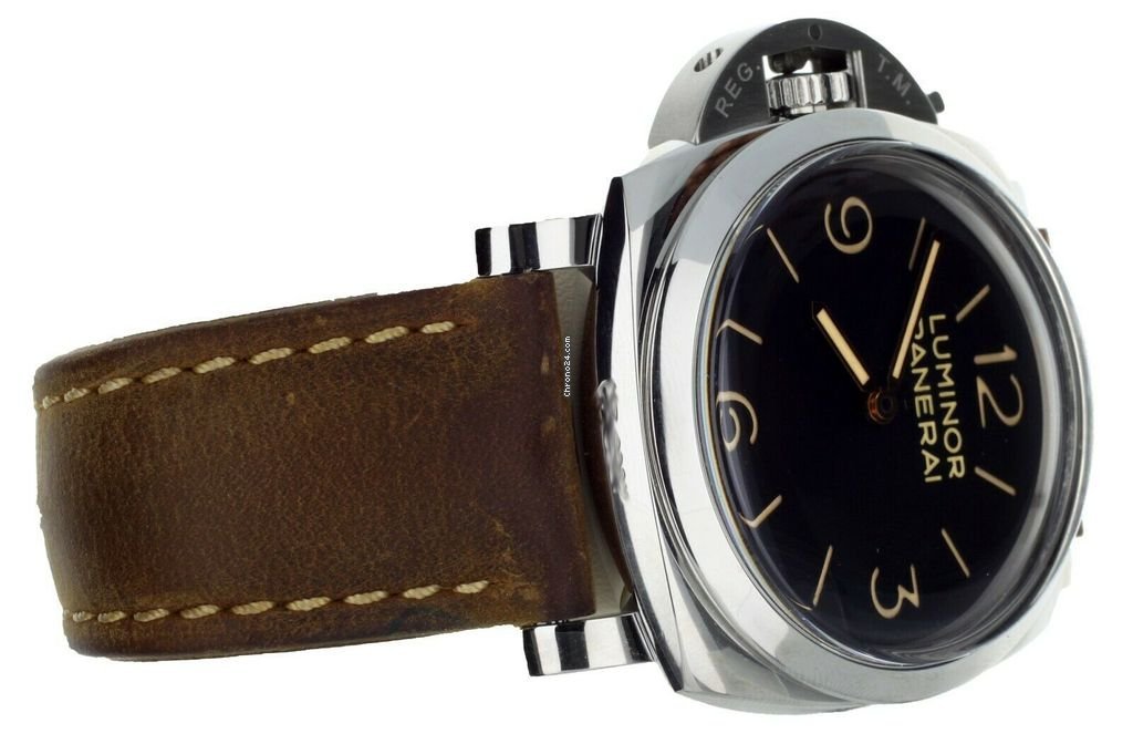 IMG_9081 Panerai Luminor 1950 Mens watch Unisex Manual winding Steel PAM557 Replica 5