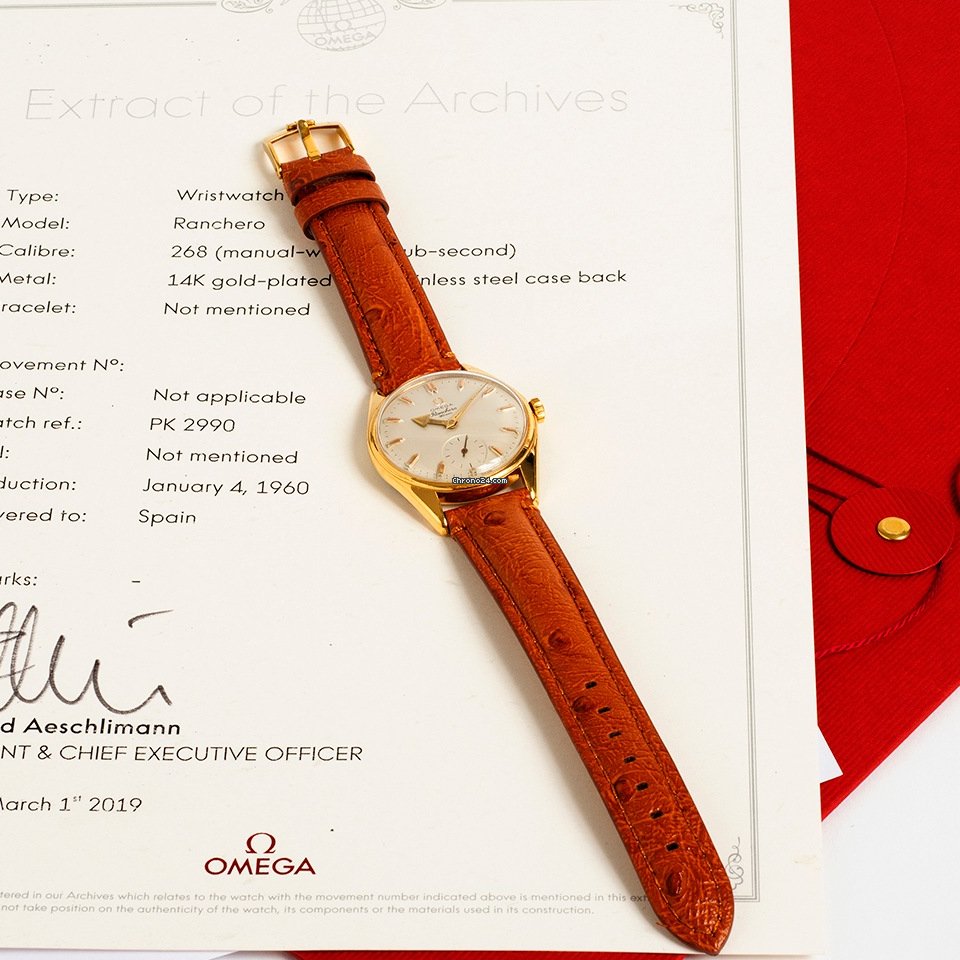 IMG_9081 Omega Mens watch Unisex Manual winding Gold Steel 2990 Replica 5