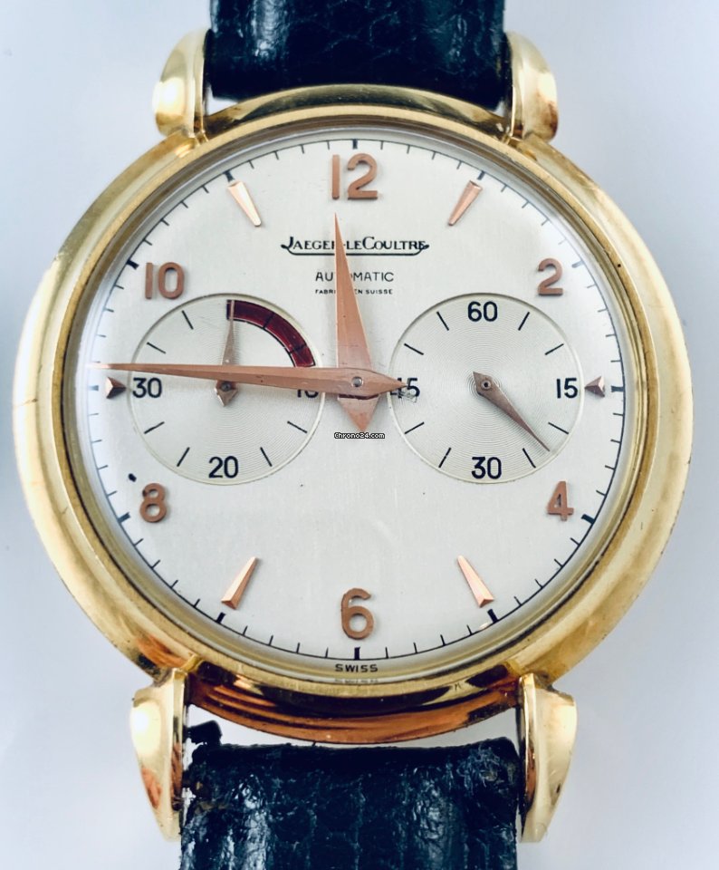 IMG_9081 Jaeger-LeCoultre Mens watch Unisex Manual winding Yellow gold Jaeger LeCoultre Futurematic 18k model 497 Replica 5