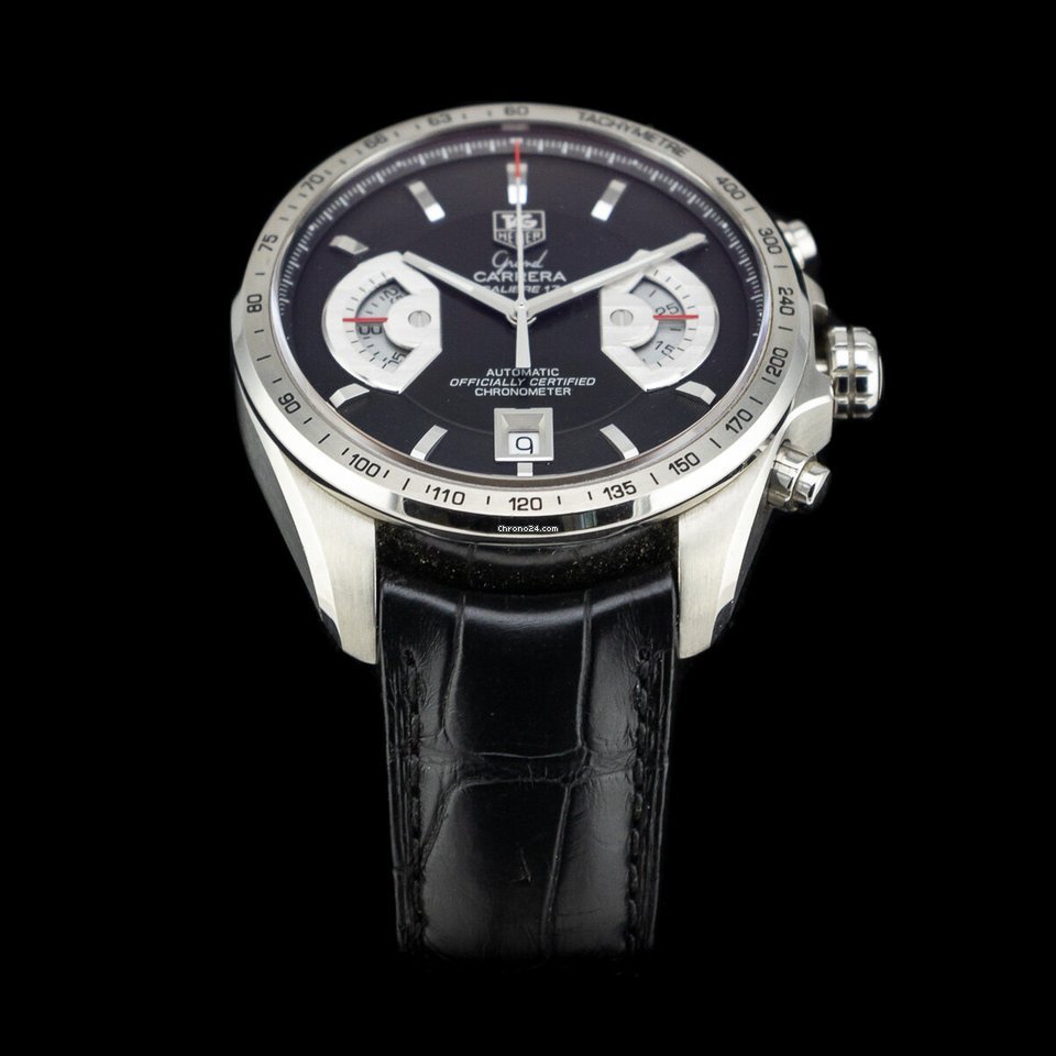 IMG_9081 TAG Heuer Grand Carrera Mens watch Unisex Automatic Steel CAV211A.FC6225 Replica 5