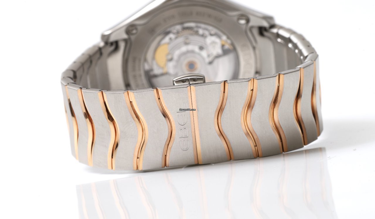 IMG_9081 Ebel Wave Mens watch Unisex Automatic Gold Steel 1216204 Replica 5