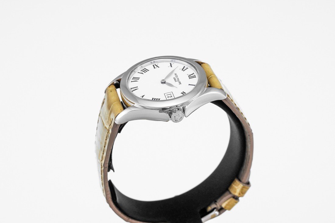 Patek Philippe Calatrava Womens watch Quartz White gold 4906 G 001 Replica 5