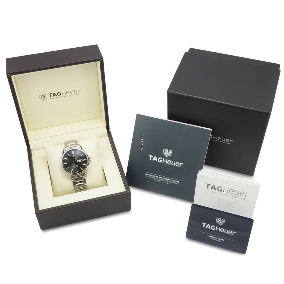 IMG_9081 TAG Heuer Carrera Calibre 5 Mens watch Unisex Automatic Steel WAR201A-1 Replica 5