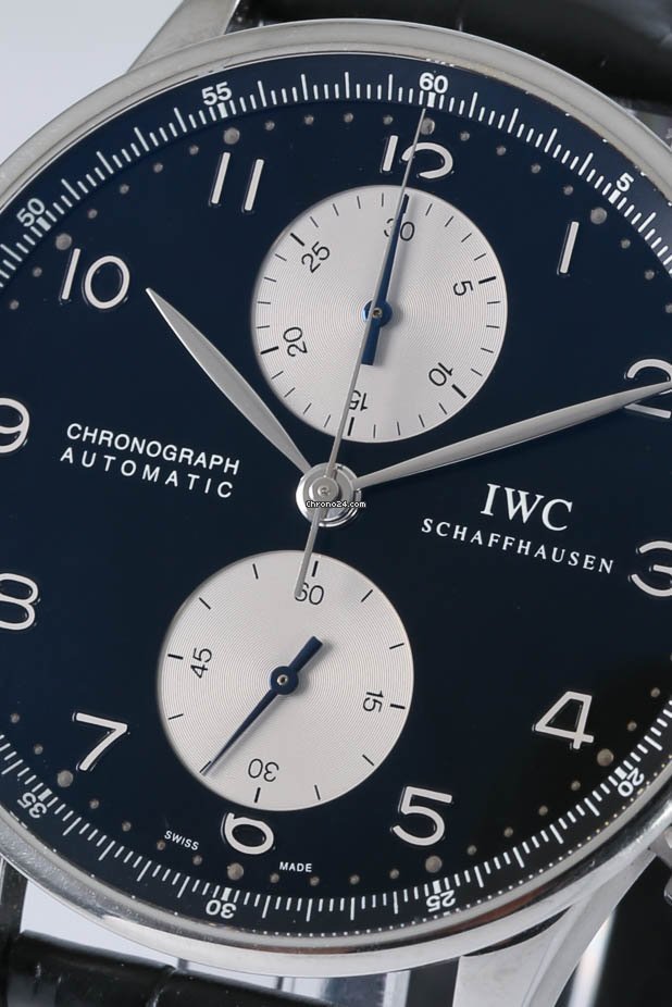 IWC Portuguese Chronograph Mens watch Unisex Automatic Steel IW371417 Replica 5
