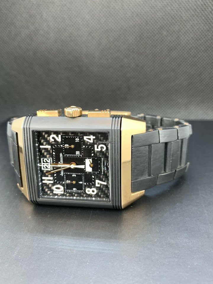 Jaeger-LeCoultre Reverso Squadra World Chronograph Mens watch Unisex Automatic Red gold JLQ702L67P Replica 5