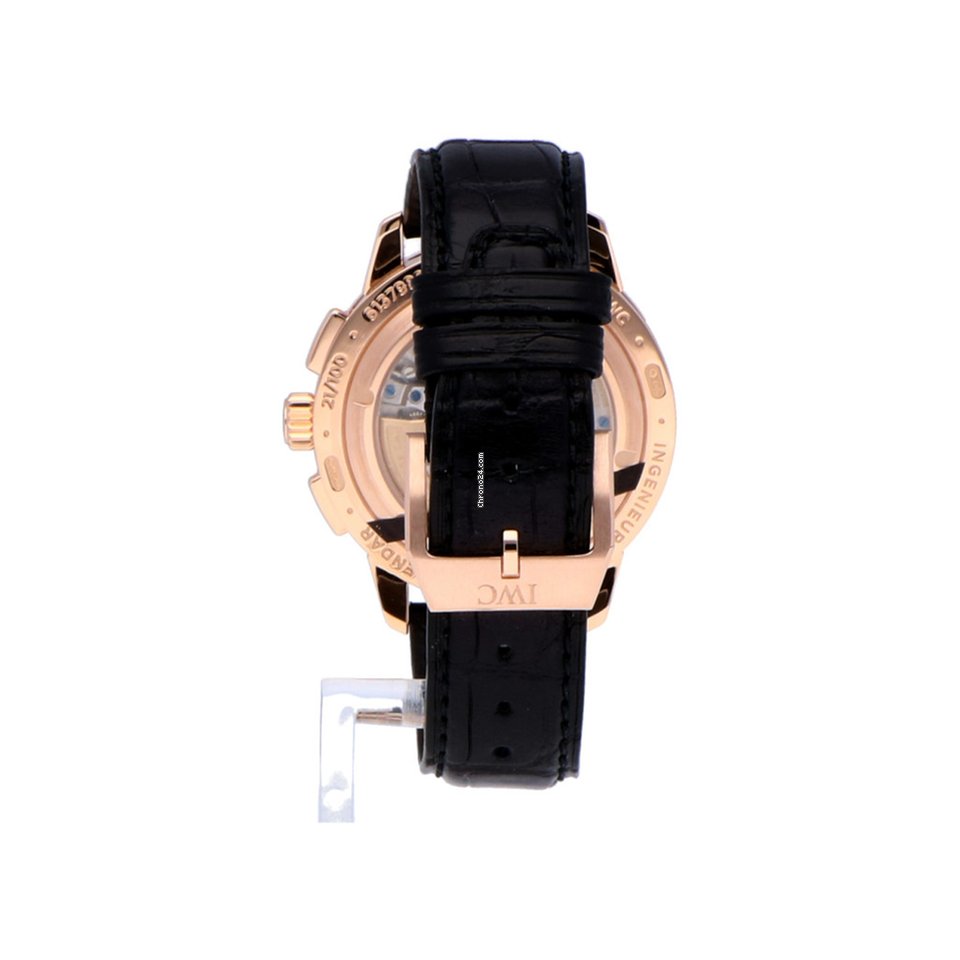 IWC Ingenieur Perpetual Calendar Digital Date-Month Mens watch Unisex Automatic Red gold IW381701 Replica 5