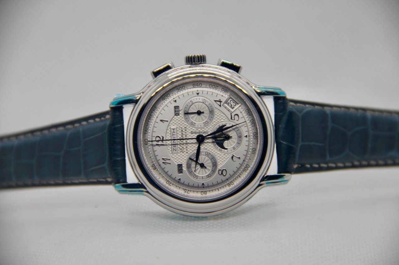 IMG_9081 Zenith El Primero Womens watch Automatic Platinum 39.0240.410 01 Replica 5