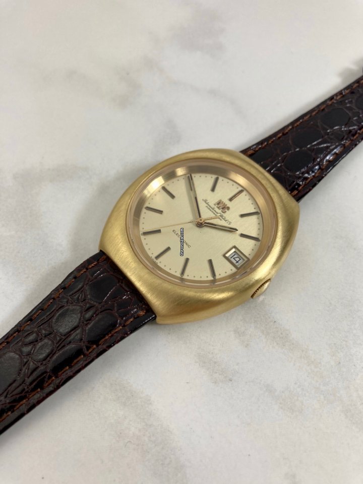 IMG_9081 IWC Mens watch Unisex Quartz Yellow gold 3406 Replica 5