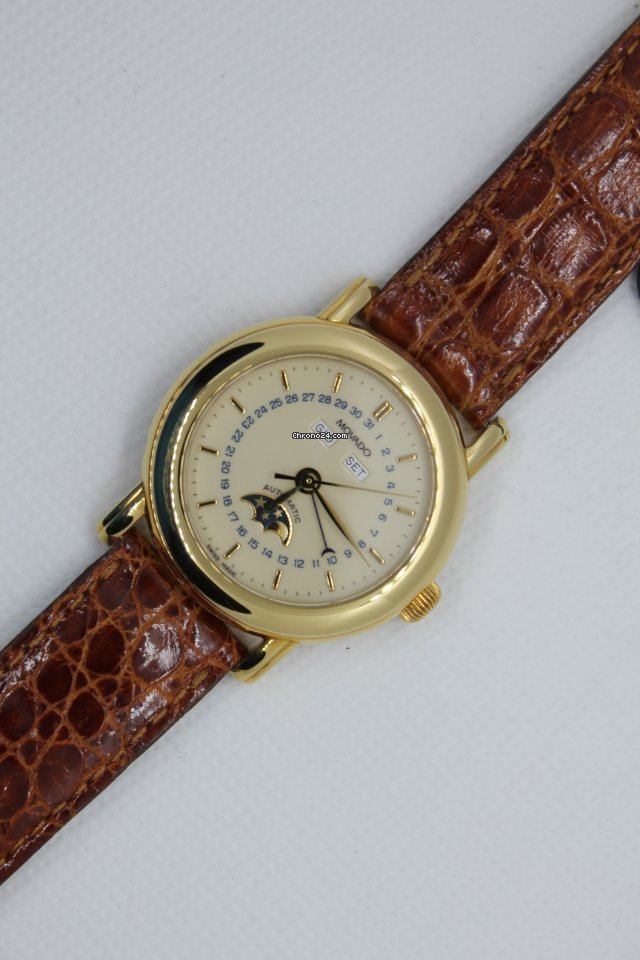 IMG_9081 Movado Mens watch Unisex Automatic Yellow gold 40 B1 870 3 417 JMI Replica 5