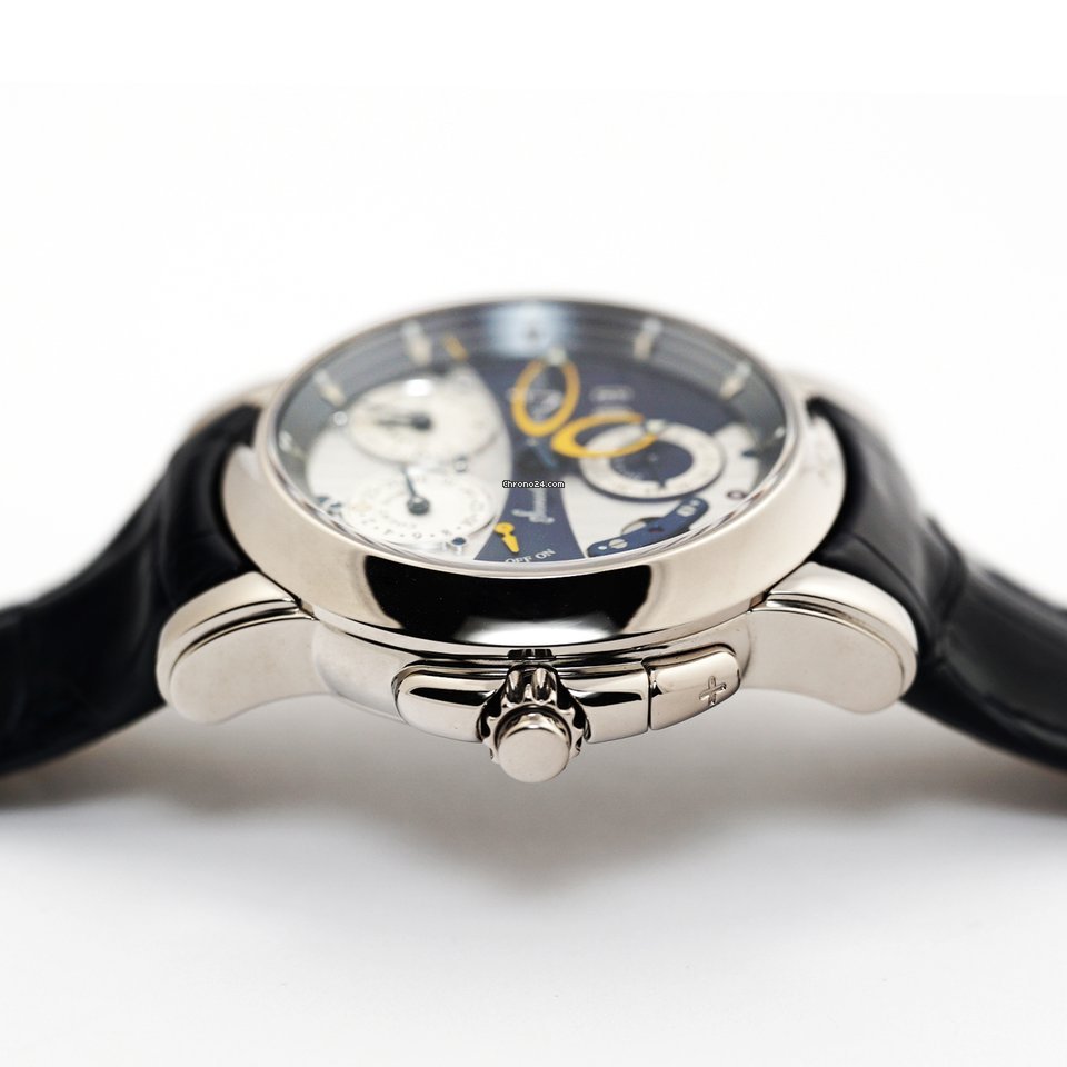 IMG_9081 Ulysse Nardin Sonata Mens watch Unisex Automatic White gold 670-88 213 Replica 5