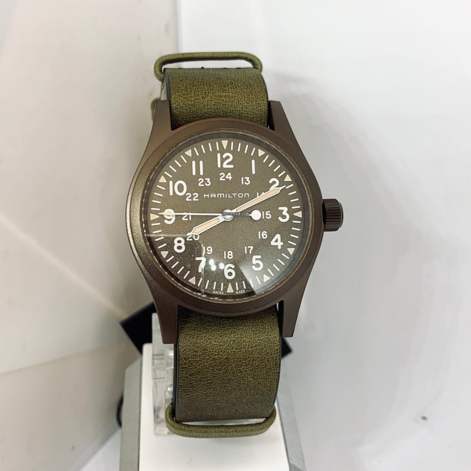 Hamilton Khaki Field Mens watch Unisex Manual winding Steel H69449861 Replica 5