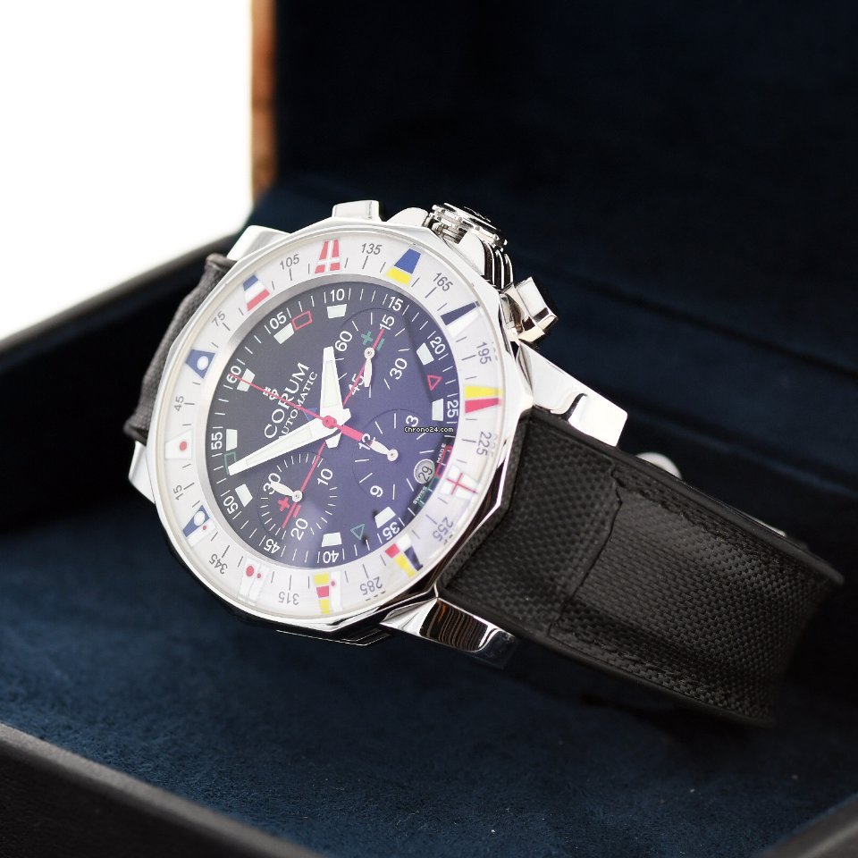 IMG_9081 Corum Admirals Cup Mens watch Unisex Automatic Steel 285.630.20 Replica 5