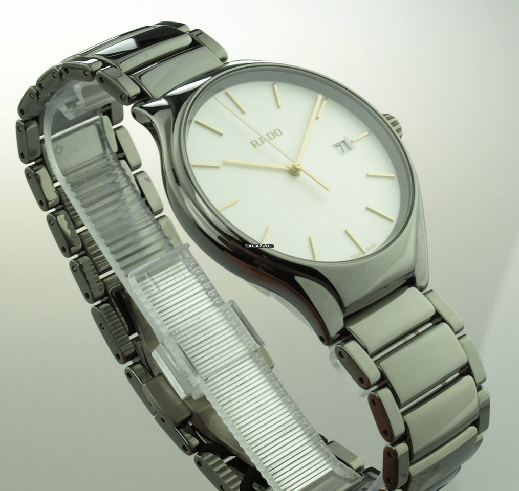 IMG_9081 Rado True Mens watch Unisex Quartz Ceramic R27239102 Replica 5
