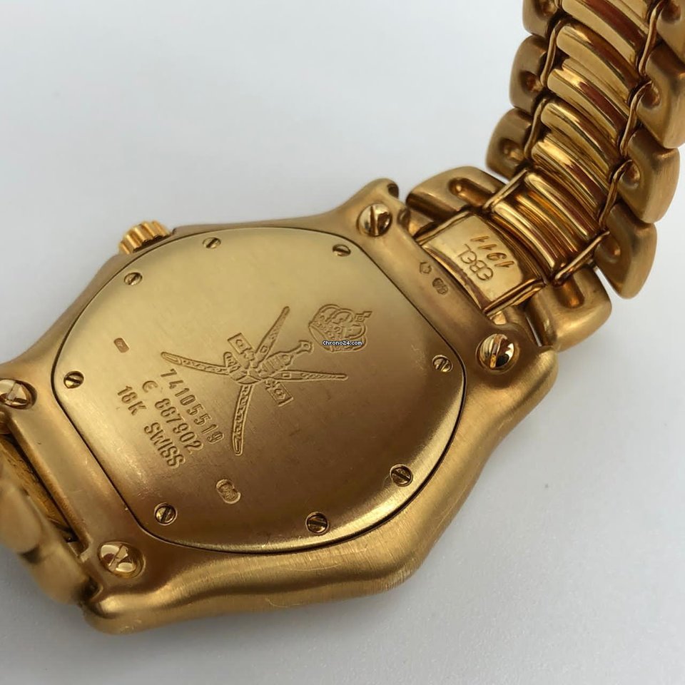 Ebel 1911 Mens watch Unisex Quartz Yellow gold 887902 Replica 5