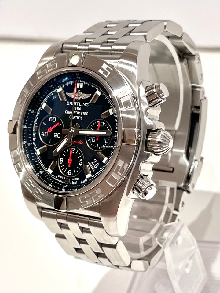 IMG_9081 Breitling Chronomat Mens watch Unisex Automatic Steel AB0111-105 Replica 5