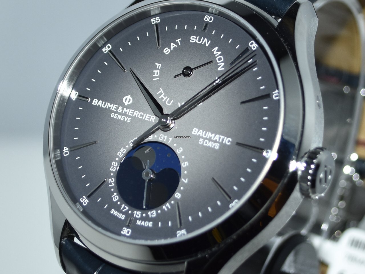 IMG_9081 Baume & Mercier Clifton Mens watch Unisex Automatic Steel MOA10548 Replica 5