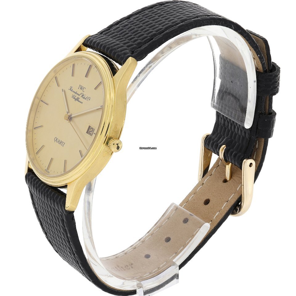 IMG_9081 IWC Mens watch Unisex Quartz Yellow gold 3334 Replica 5