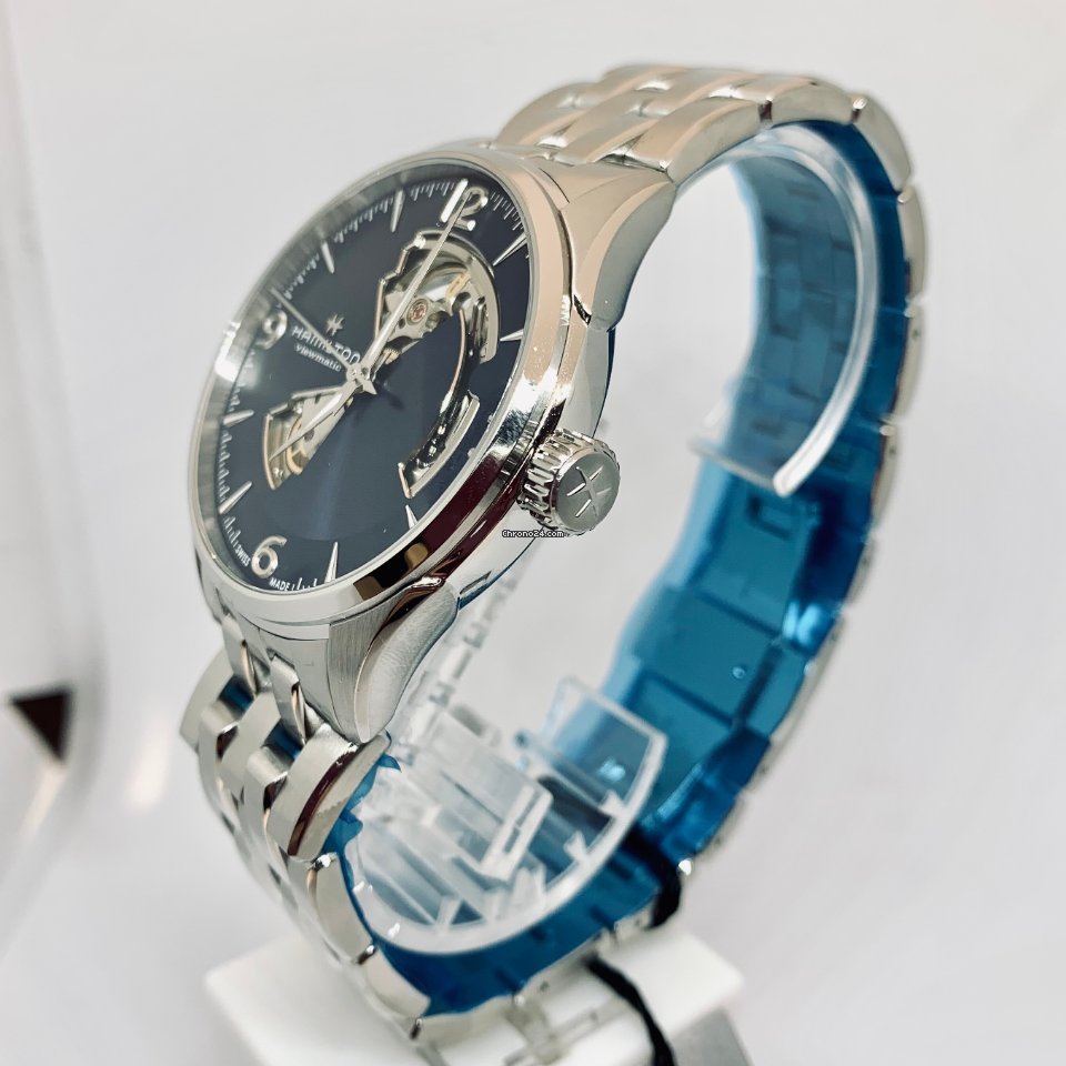Hamilton Jazzmaster Open Heart Mens watch Unisex Automatic Steel H32705141 Replica 5