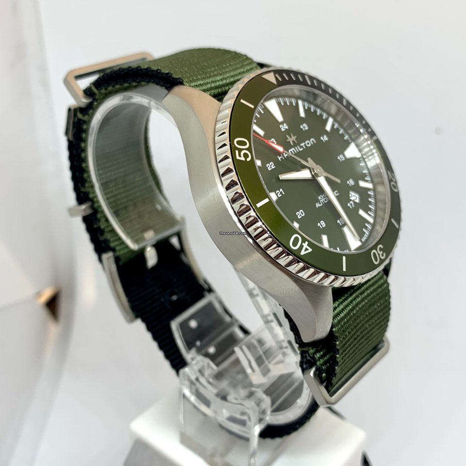 IMG_9081 Hamilton Khaki Navy Scuba Mens watch Unisex Automatic Steel H82375961 Replica 5