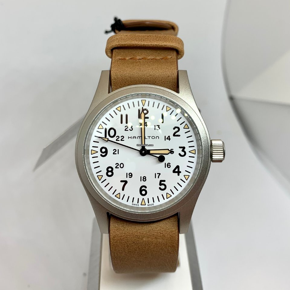 IMG_9081 Hamilton Khaki Field Mens watch Unisex Manual winding Steel H69439511 Replica 5