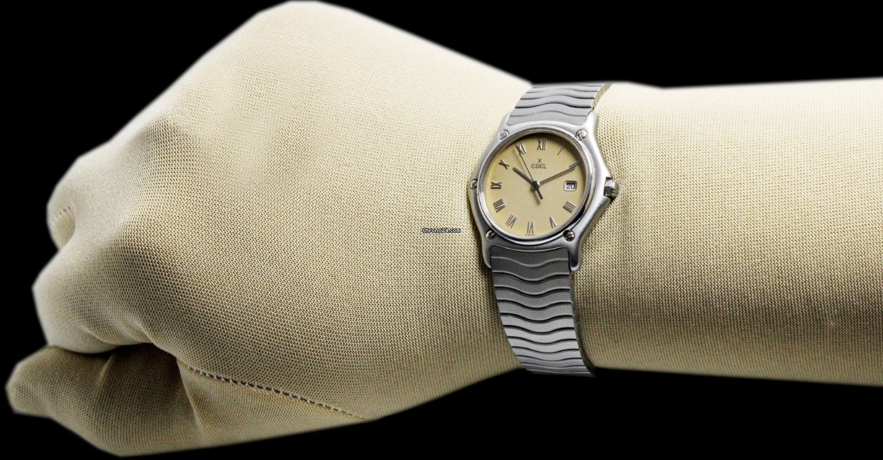IMG_9081 Ebel Classic Womens watch Quartz Steel Ebel Replica 5