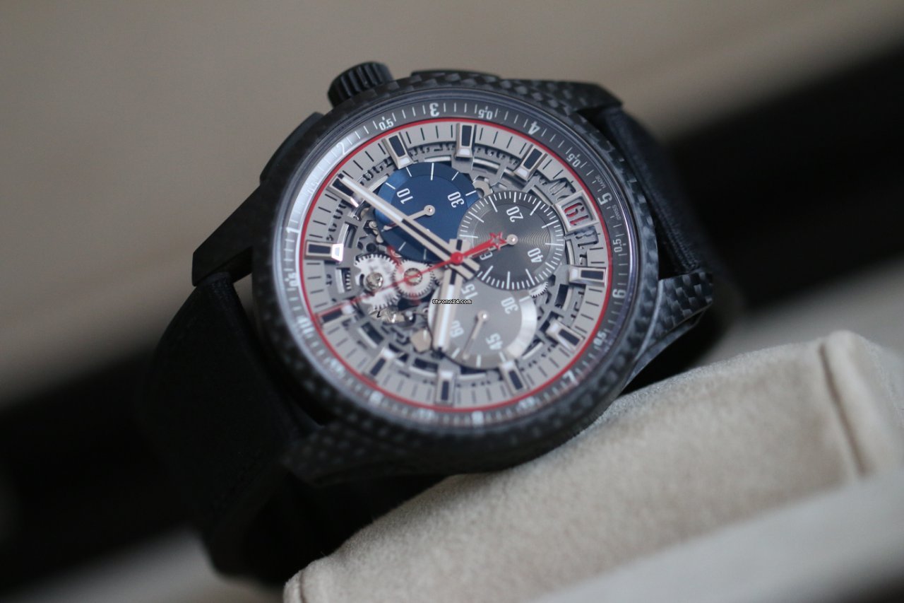 IMG_9081 Zenith El Primero Lightweight Mens watch Unisex Carbon 10.2260.4052W 98.R573 Replica 5