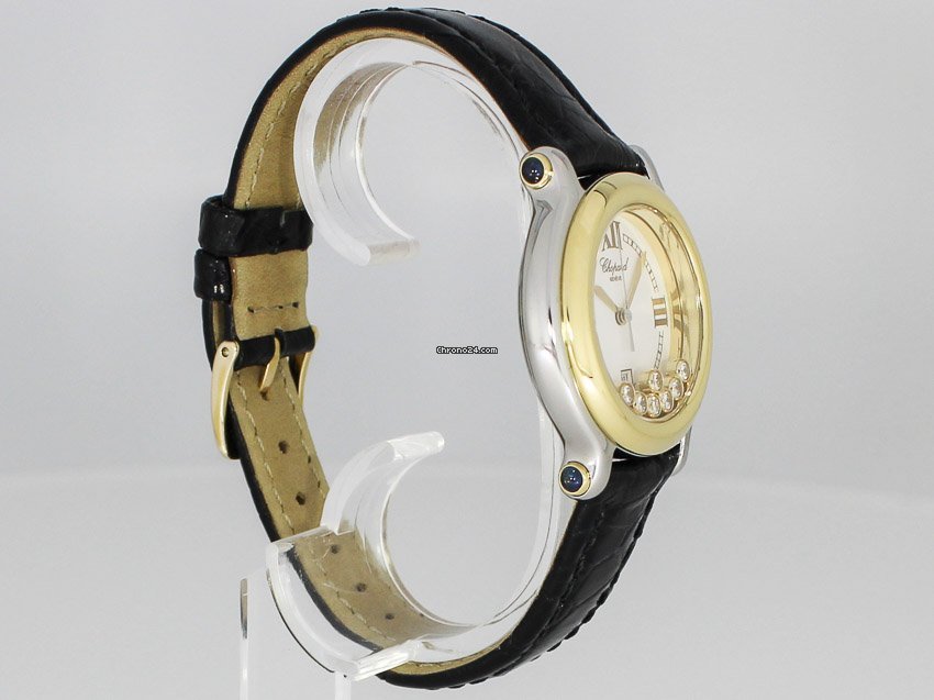 Chopard Happy Sport Womens watch Quartz Gold Steel 27 8239-23 8237 Replica 5