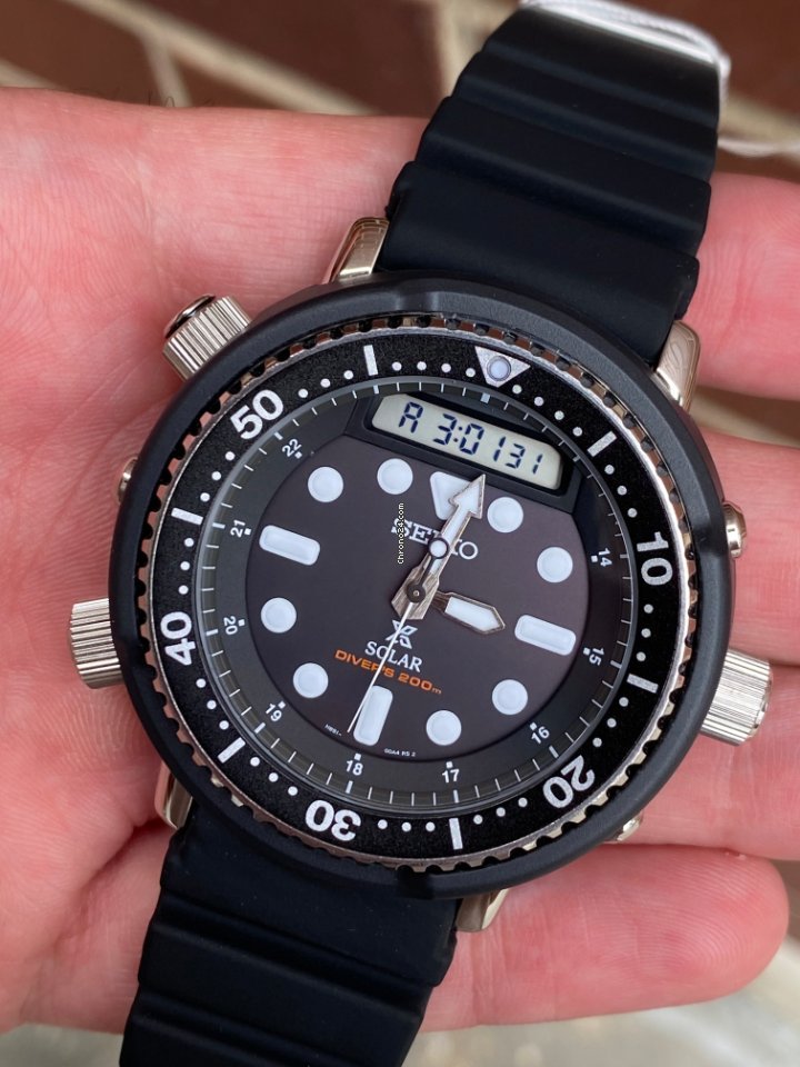 IMG_9081 Seiko Prospex Mens watch Unisex Quartz Steel SNJ025P1 Replica 5