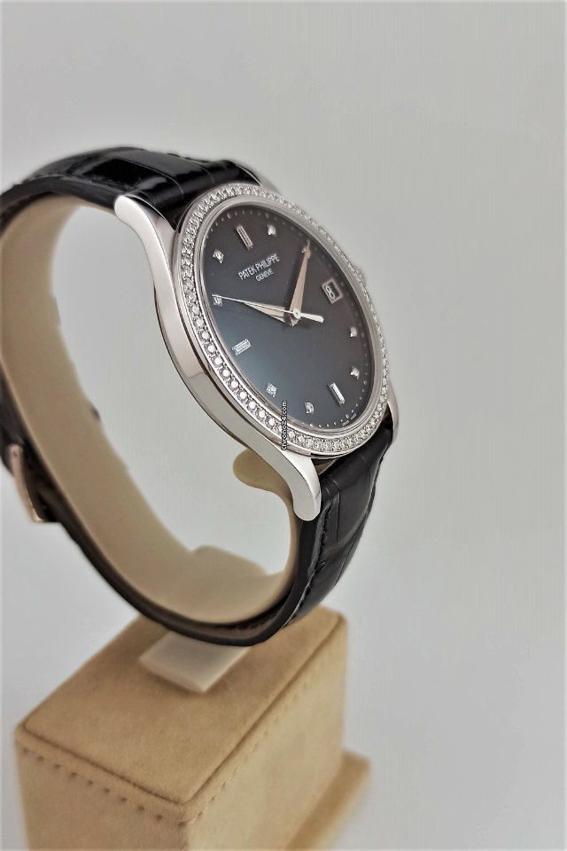 Patek Philippe Calatrava Mens watch Unisex Automatic White gold 5297G-001 (with matching Cufflinks 205.9108G) Replica 5