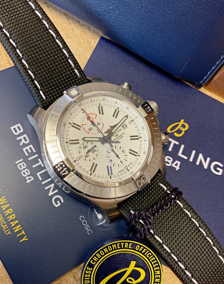 Breitling Super Avenger Mens watch Unisex Automatic Steel A133751A1A1X2 Replica 5