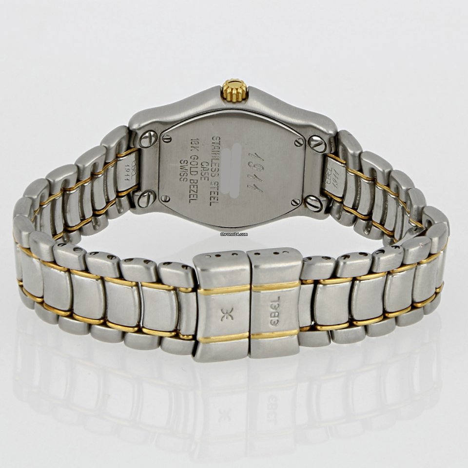 IMG_9081 Ebel 1911 Womens watch Quartz Gold Steel 188901 Replica 5