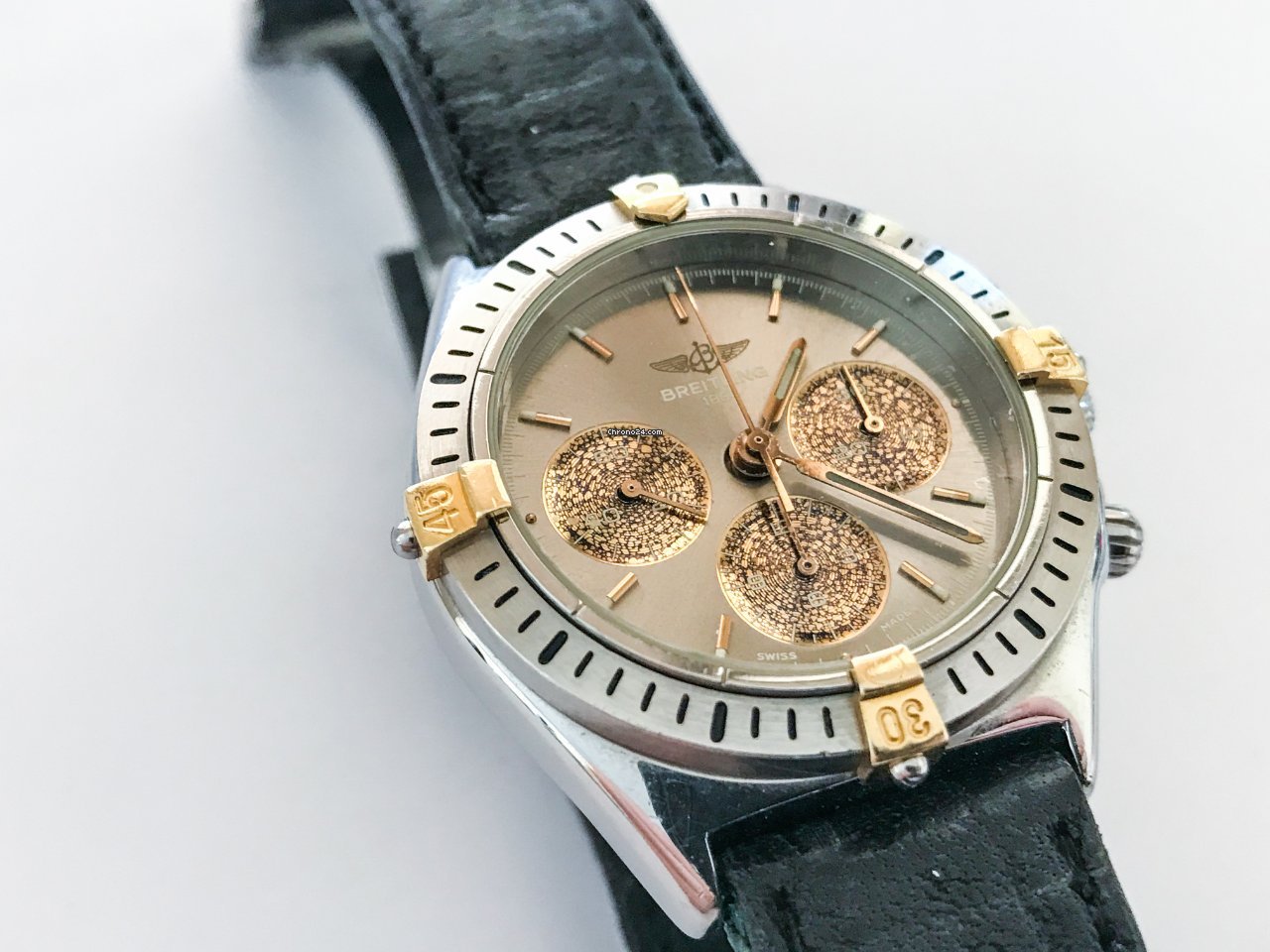 IMG_9081 Breitling Callisto Mens watch Unisex Manual winding Steel B11045 Replica 5