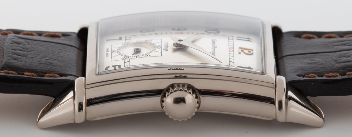 IMG_9081 Girard Perregaux Vintage 1945 Mens watch Unisex Manual winding White gold 2595 Replica 5