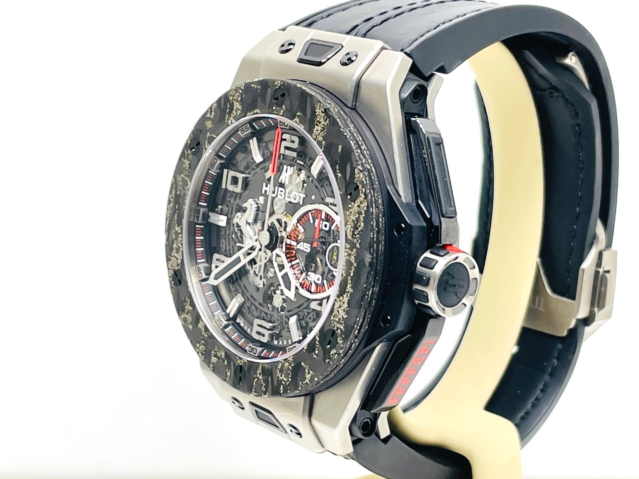 IMG_9081 Hublot Big Bang Ferrari Automatic Titanium 401.NJ.0123.VR Replica 5