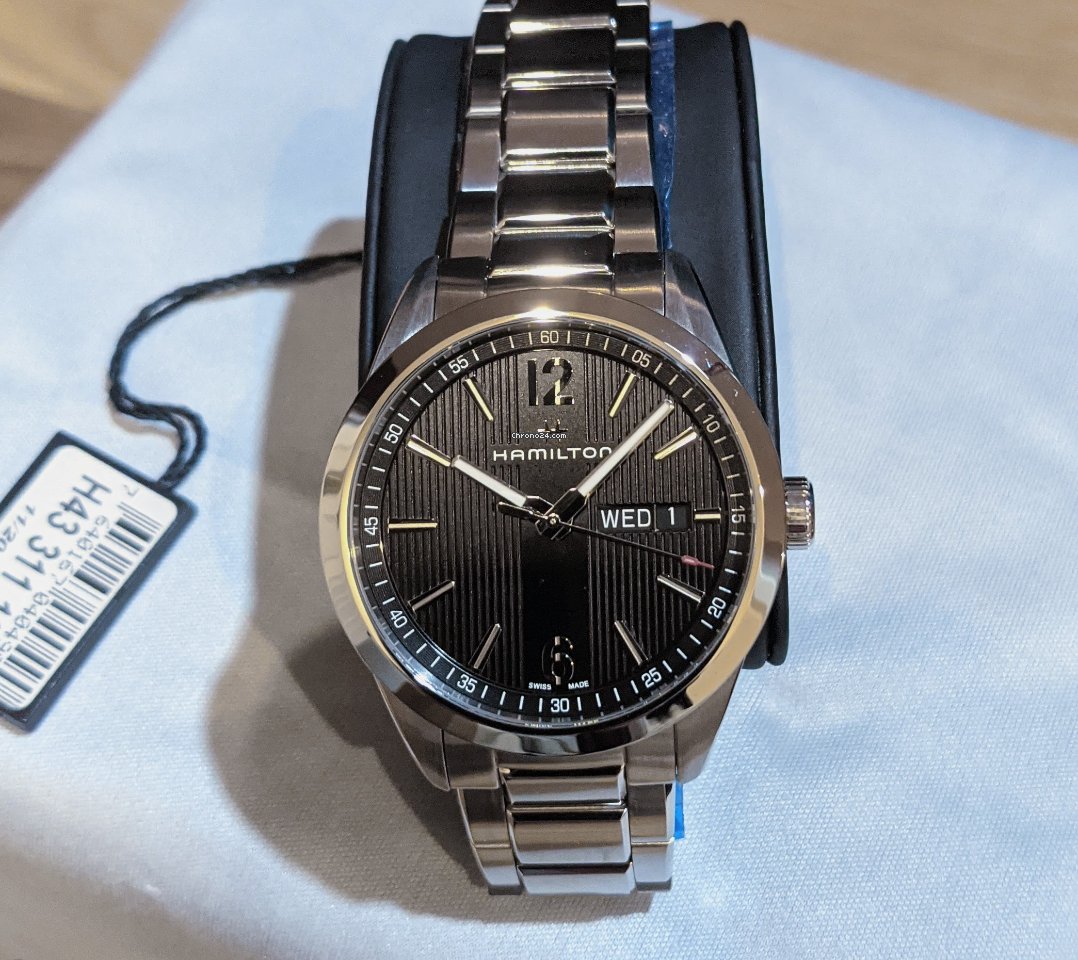 Hamilton Broadway Mens watch Unisex Quartz Steel H43311135 Replica 5