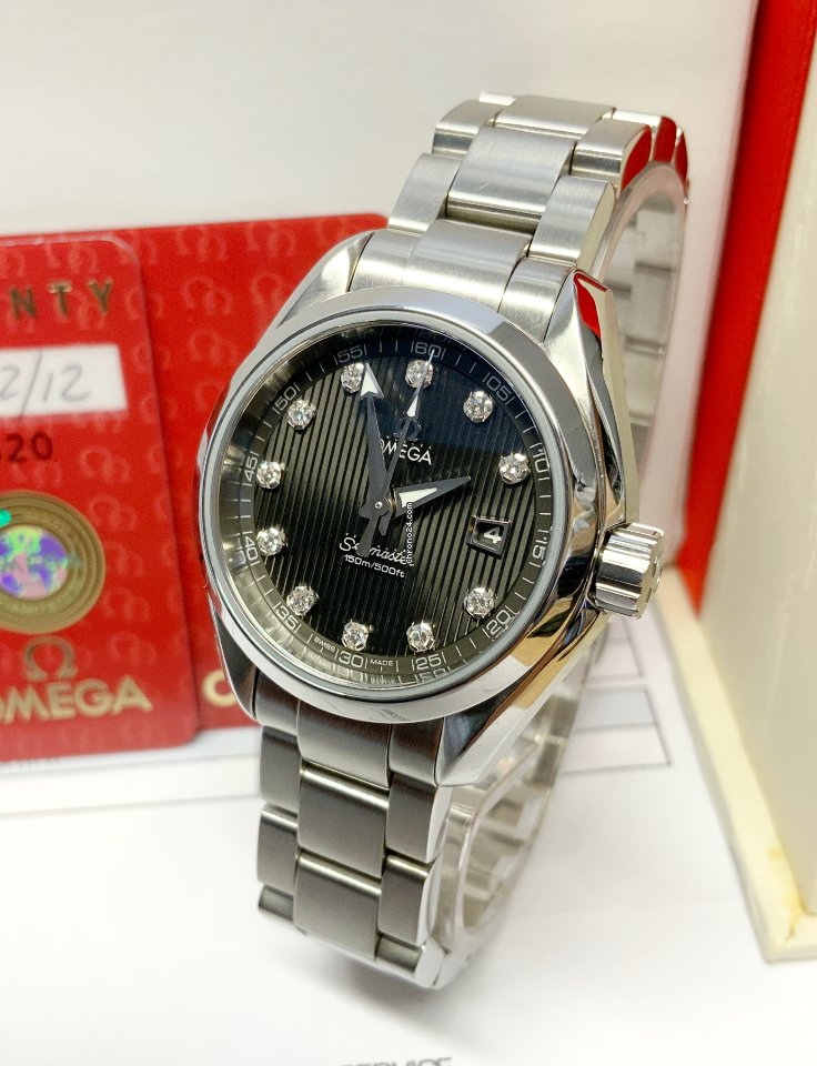 Omega Seamaster Aqua Terra Womens watch Quartz Steel 231.10.30.61.56.001 Replica 5