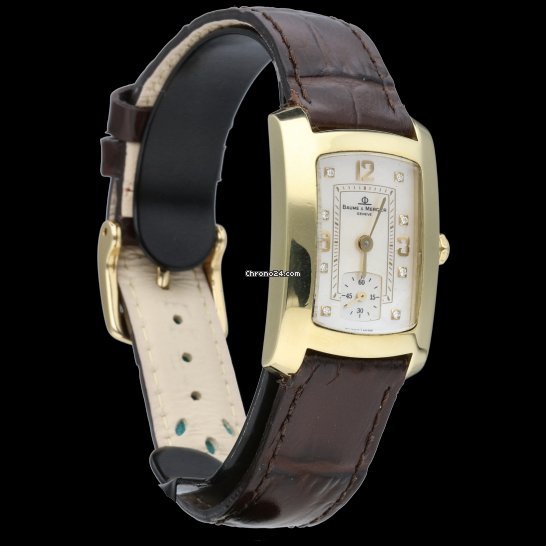 IMG_9081 Baume & Mercier Hampton Womens watch Quartz Yellow gold MV045229 Replica 5