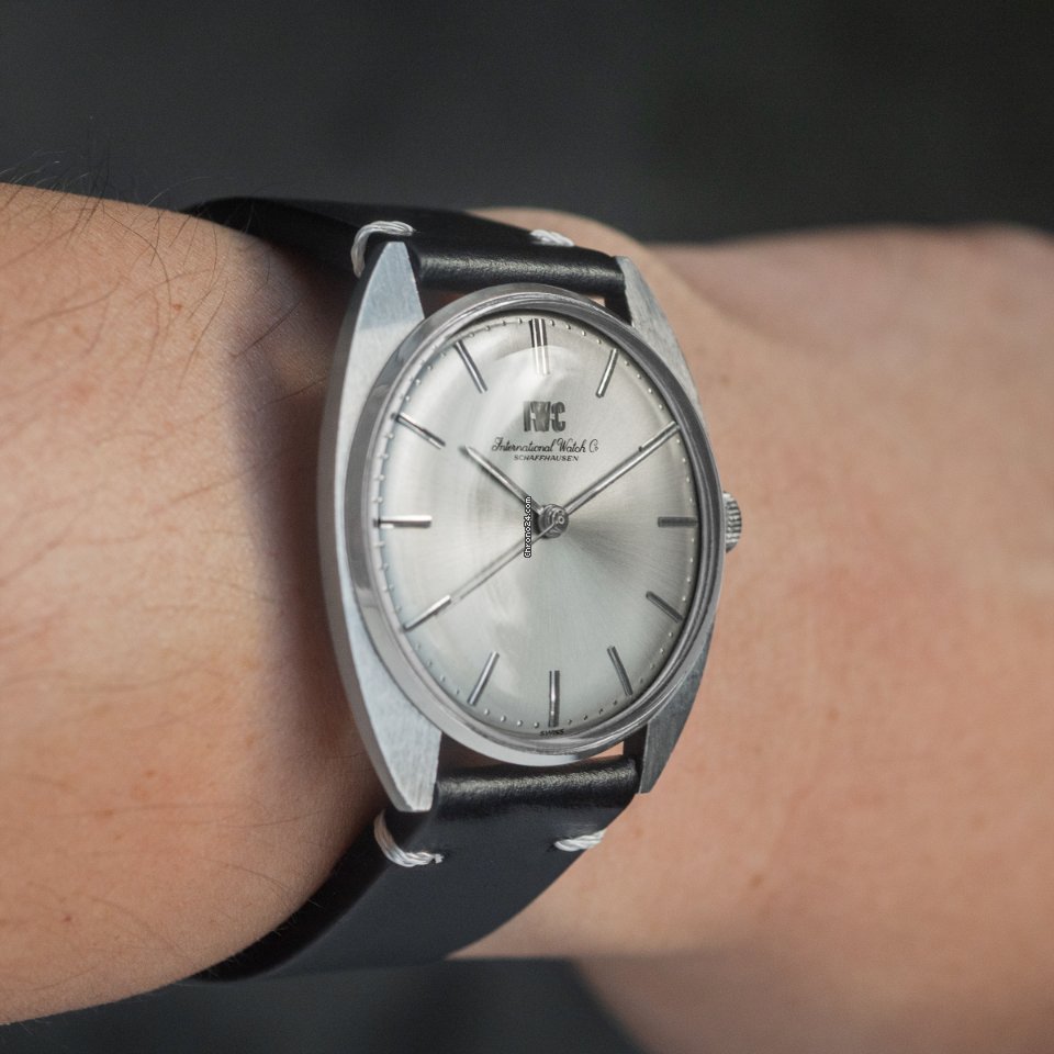 IWC Mens watch Unisex Manual winding Steel 402 Replica 5