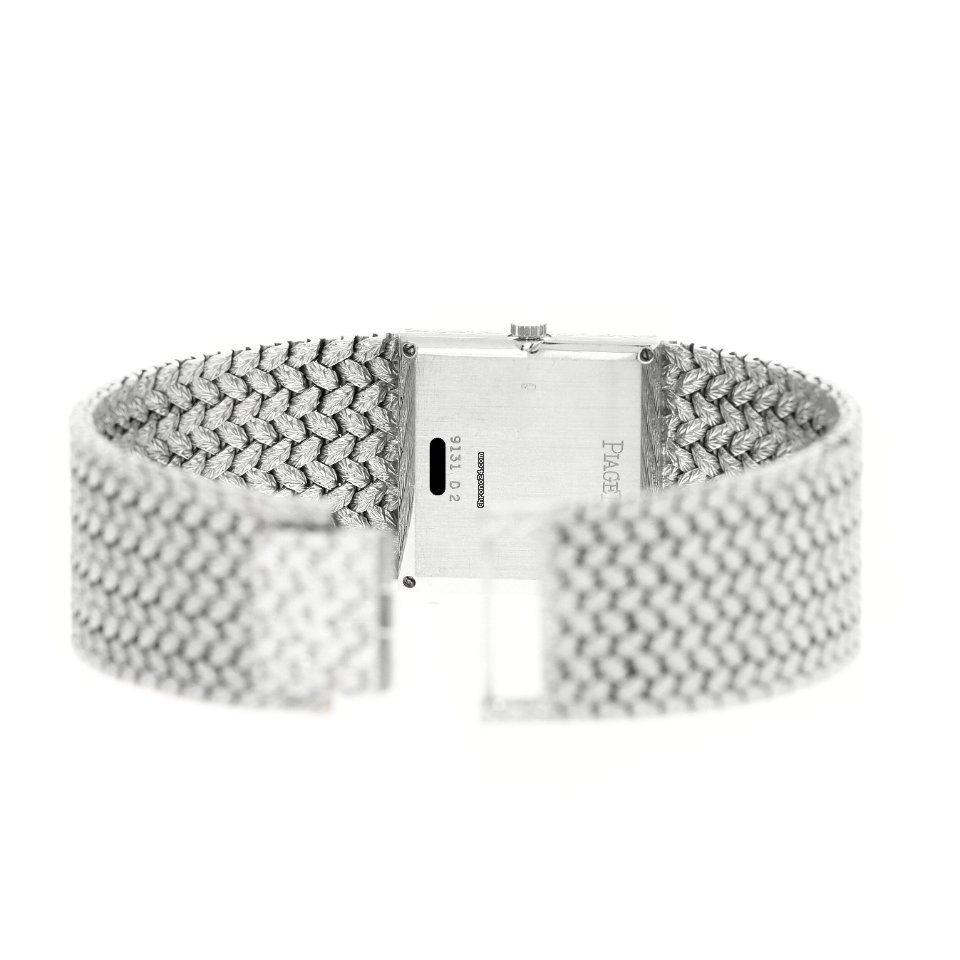 IMG_9081 Piaget Mens watch Unisex Manual winding White gold 9131D2 Replica 5