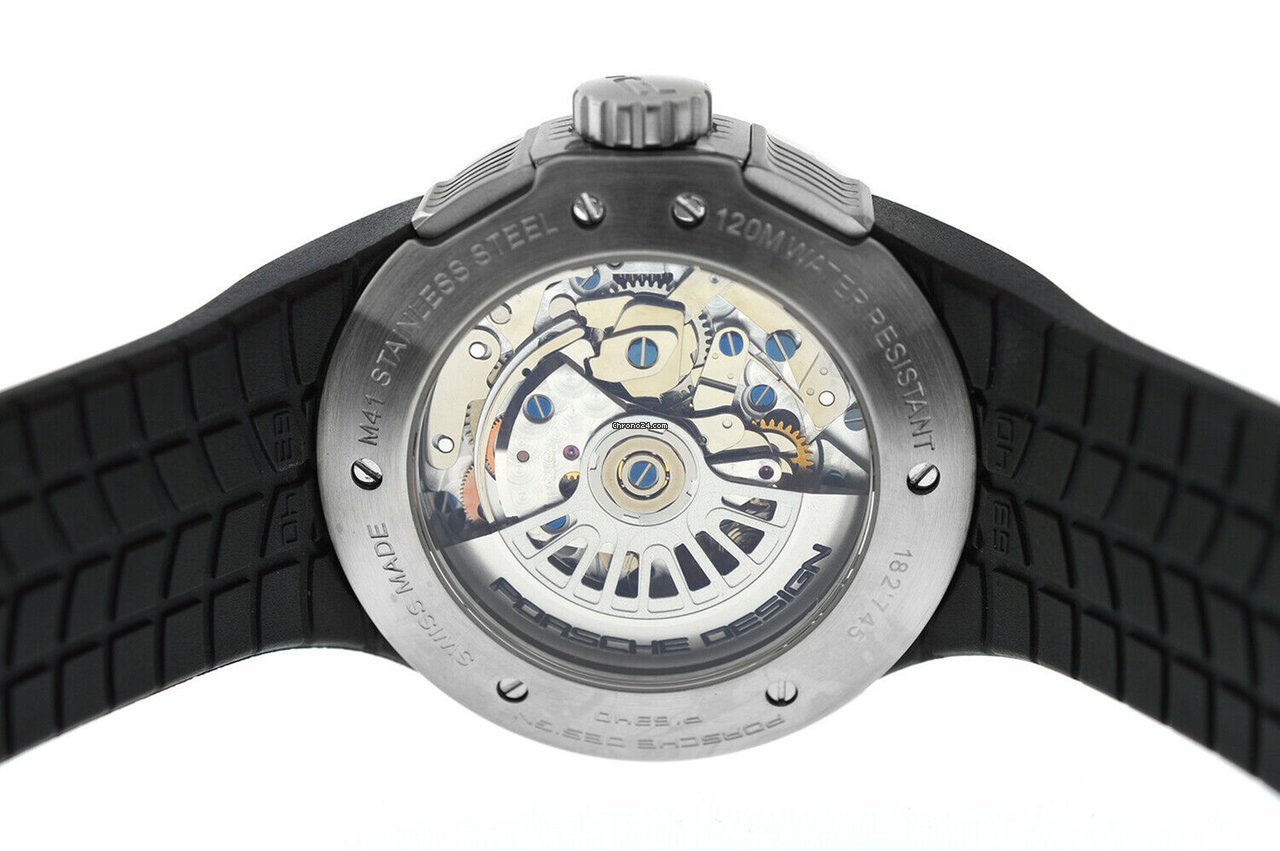 IMG_9081 Porsche Design Flat Six Mens watch Unisex Automatic Steel P6340 6340.41.24.1169 Replica 5