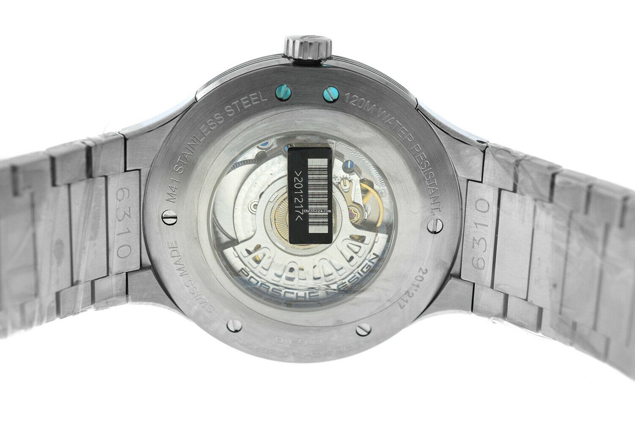 IMG_9081 Porsche Design Flat Six Mens watch Unisex Automatic Steel P6310 6310.41.53.0249 Replica 5