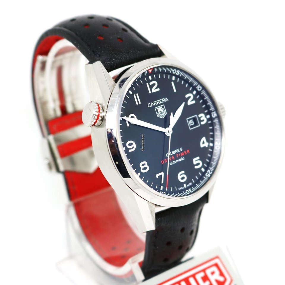 IMG_9081 TAG Heuer Carrera Calibre 5 Mens watch Unisex Steel WAR2A10.FC6337 Replica 5
