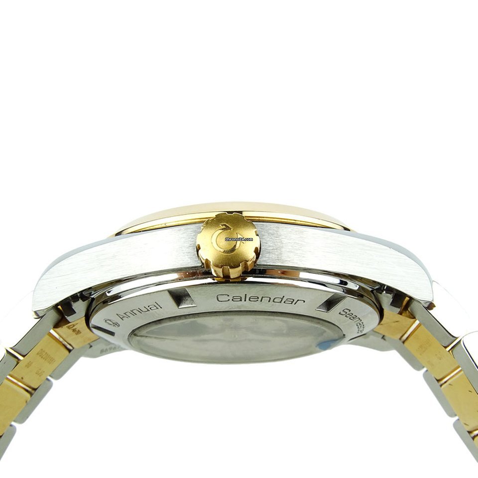 IMG_9081 Omega Seamaster Aqua Terra Mens watch Unisex Automatic Gold Steel 231.20.43.22.46.002 Replica 5