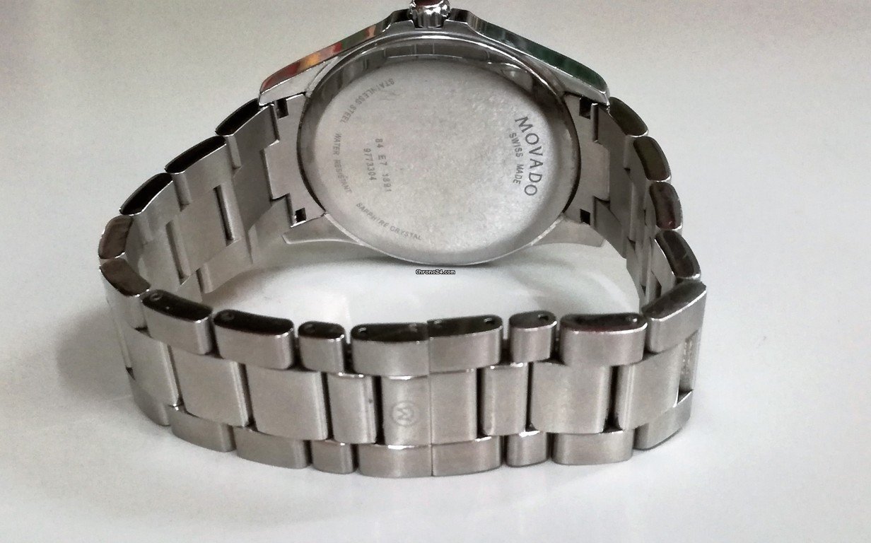 Movado Masino Mens watch Unisex Quartz Steel 0607202 Replica 5
