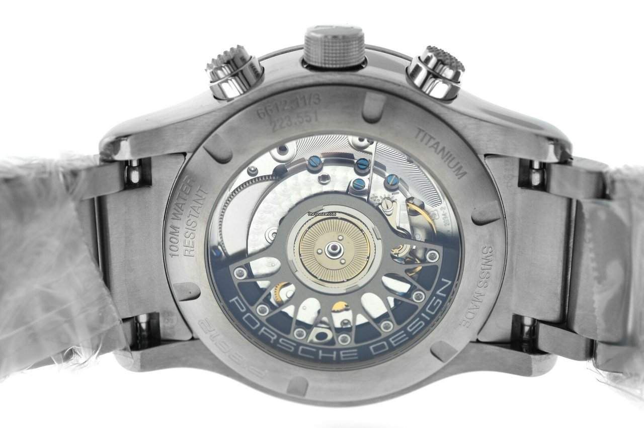 IMG_9081 Porsche Design Dashboard Mens watch Unisex Automatic Titanium P6612 6612.11.11.024 Replica 5