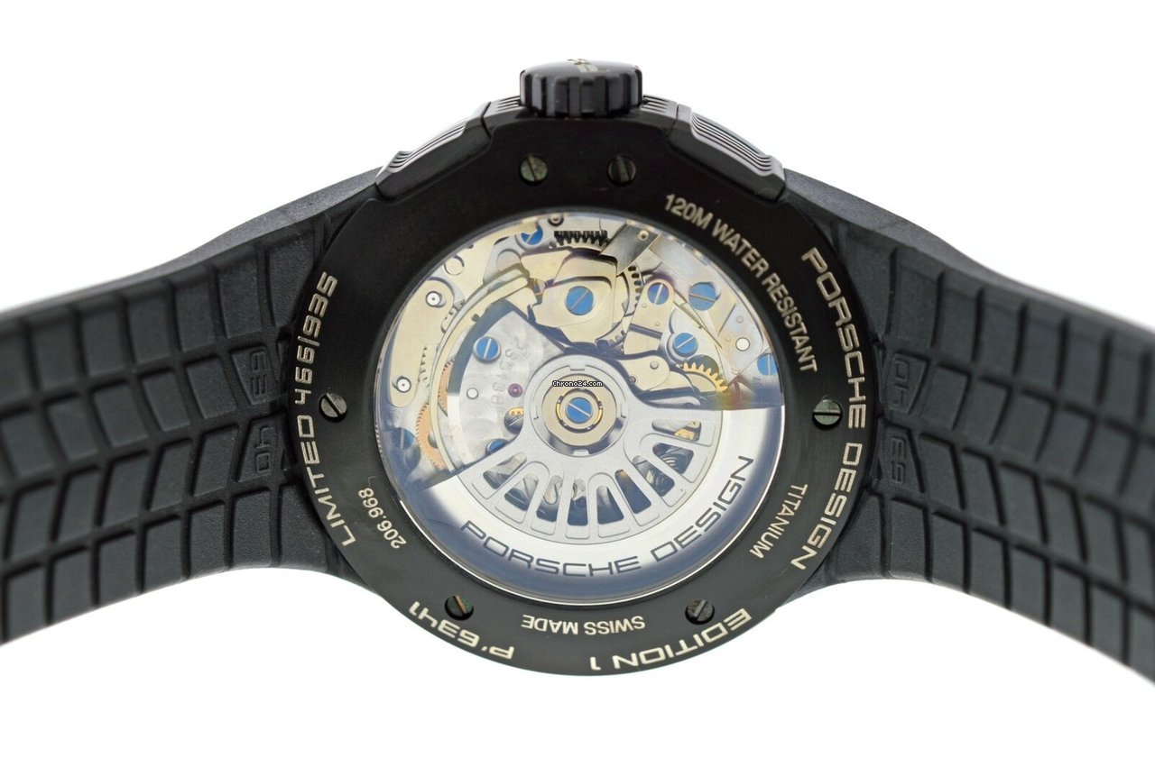 Porsche Design Flat Six Womens watch Automatic Steel P6341 6341.13.44.1169 Replica 5